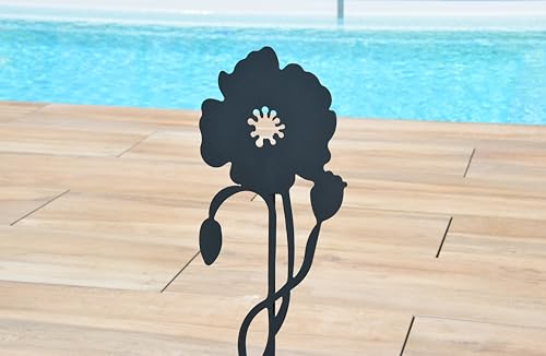 louis-moulin-d-co-en-m-tal-planter-coquelicot-22x70-cm-anthracite image 8