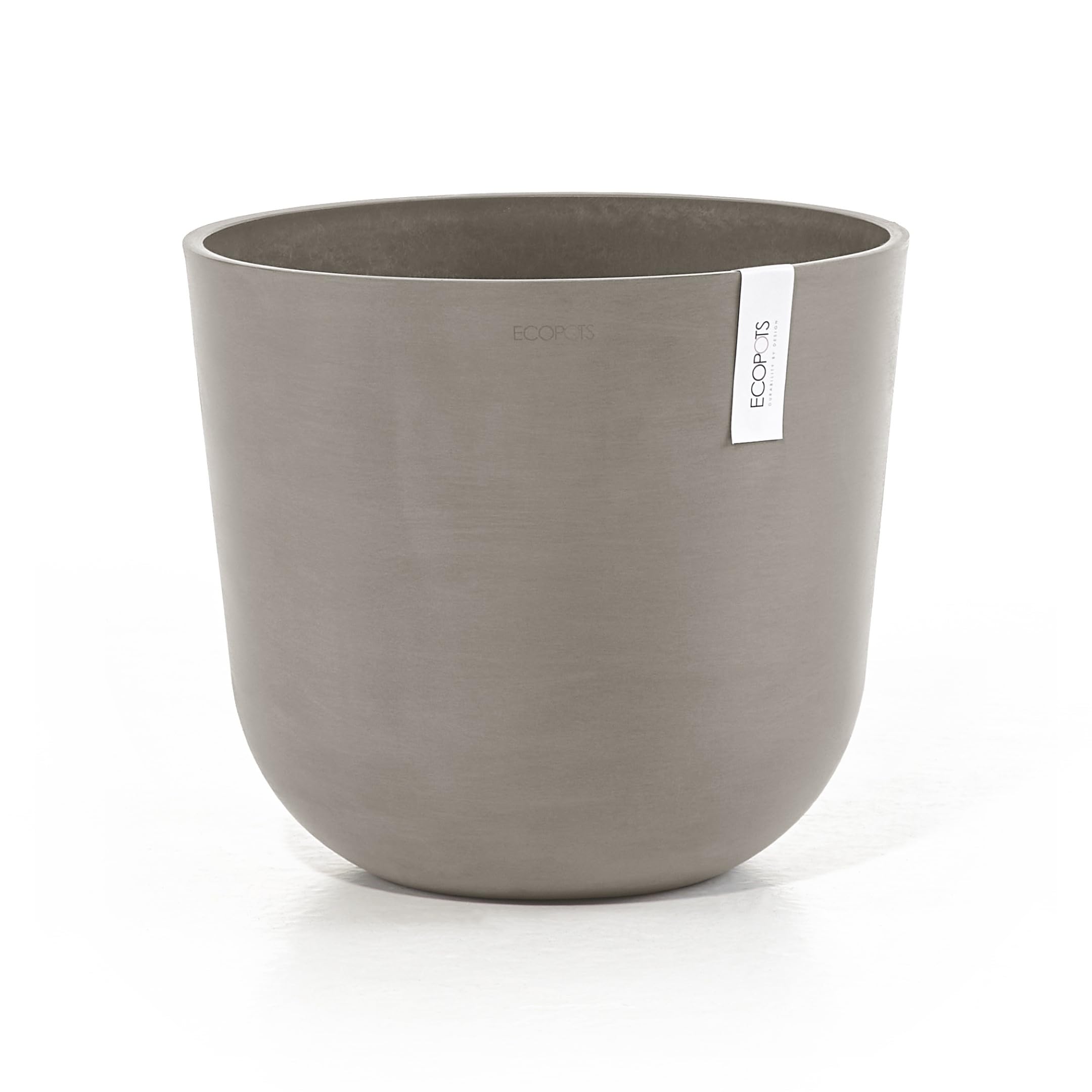 ecopots-oslo-pot-rond-35-cm-21-7-l-avec-r-servoir-d-eau-taupe image 1
