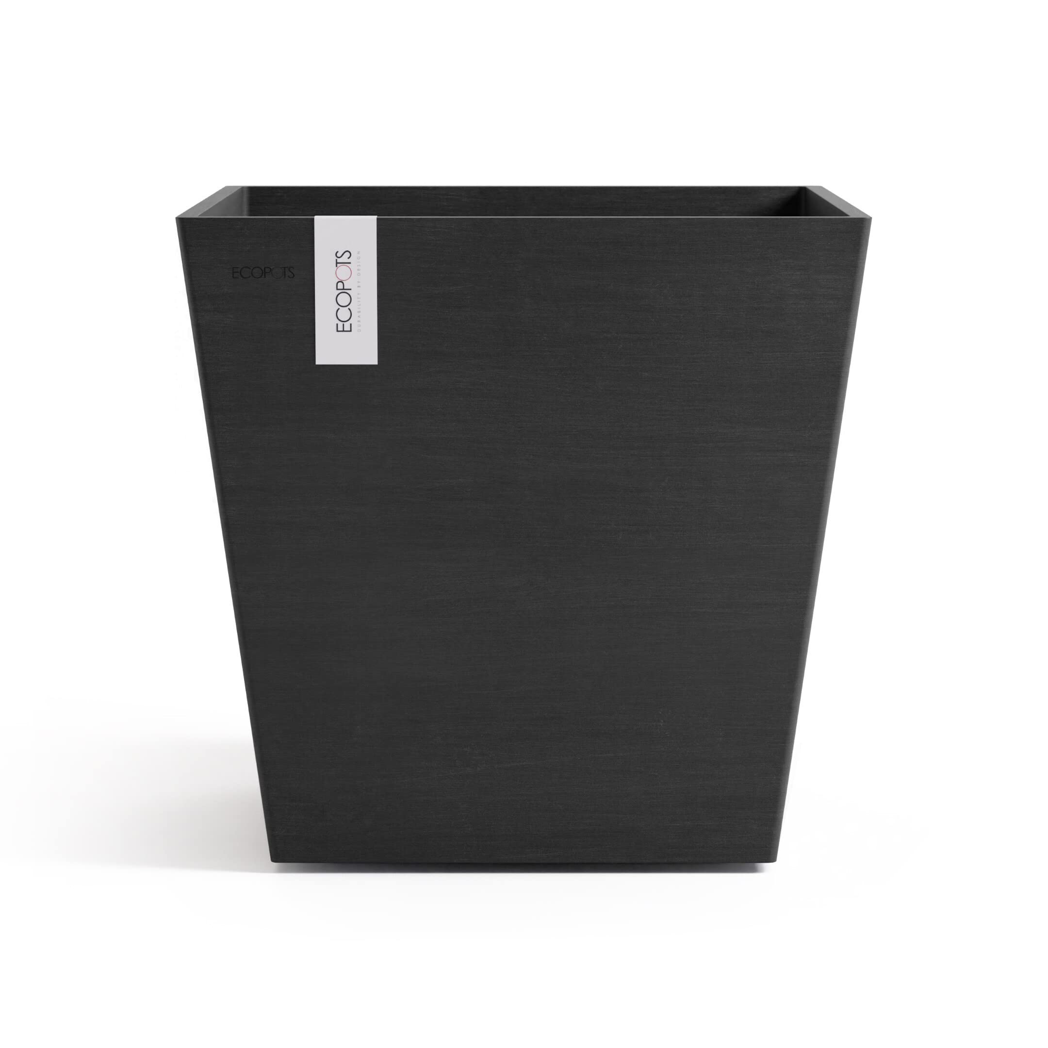 ecopots-rotterdam-pot-carr-50-x-50-cm-gris-fonc image 1