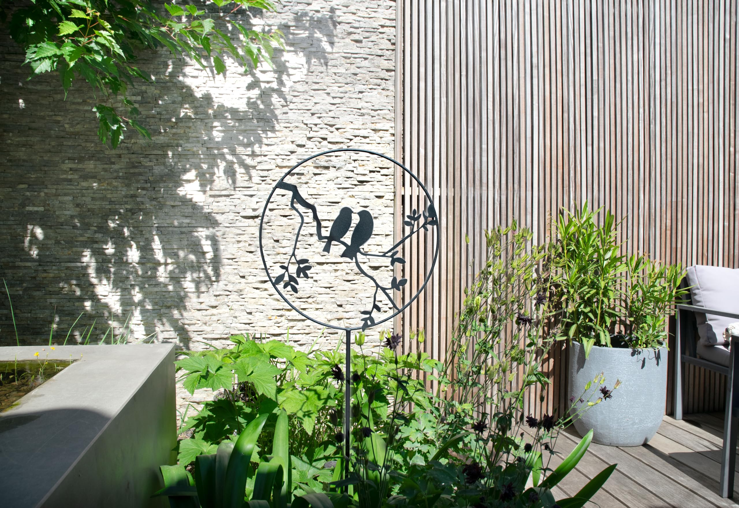 louis-moulin-d-coration-jardin-planter-oiseaux-122-cm-m-tal-poxy image 3